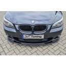 CUP Frontspoilerlippe aus ABS passend für BMW  5er E60+61 Bj.: 2003-2010 - Seidenmattschwarz