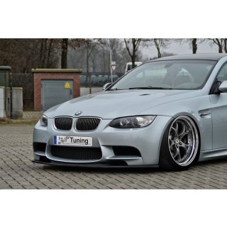 CUP Frontspoilerlippe aus ABS passend für BMW  M3 E92/E93 Bj.: 2007-2013 - Seidenmattschwarz