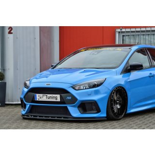 CUP Frontspoilerlippe aus ABS passend für Ford  Focus 3 RS, Typ: DYB/RS ab Bj.: 2016- - Seidenmattschwarz