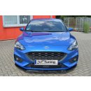 CUP Frontspoilerlippe aus ABS passend für Ford  Focus ST-Line , Typ: DEH ab Bj.: 2018- - Seidenmattschwarz