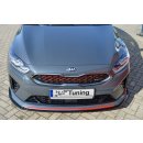 CUP Frontspoilerlippe aus ABS passend für Kia  Pro Ceed Ab Bj.:2018- - Seidenmattschwarz