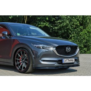 CUP Frontspoilerlippe aus ABS passend für Mazda  CX-5 KF ab Bj.: 2017- - Seidenmattschwarz