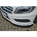 CUP Frontspoilerlippe aus ABS passend für Mercedes  Benz CLA-Klasse,  C117 / 245G Bj.:2013-2015 - Seidenmattschwarz