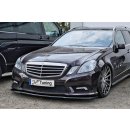 CUP Frontspoilerlippe aus ABS passend für Mercedes  Benz E Klasse AMG, Typ W212, S212,V212,A207,C207 Bj.: 2009-2013 - Seidenmattschwarz