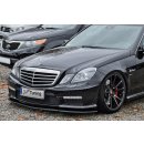 CUP Frontspoilerlippe aus ABS passend für Mercedes  Benz E63 AMG, Typ W212, S212,V212 Bj.: 2009-2013 - Seidenmattschwarz