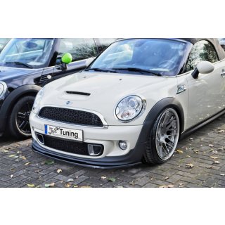 CUP Frontspoilerlippe aus ABS passend für Mini  Cooper R58 / R59 Bj.: 2011-2015 - Seidenmattschwarz