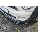 CUP Frontspoilerlippe aus ABS passend für Mini  Cooper R58 / R59 Bj.: 2011-2015 - Seidenmattschwarz