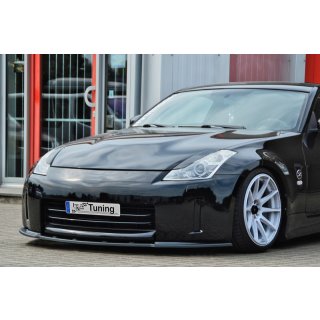 CUP Frontspoilerlippe aus ABS passend für Nissan  350Z Bj.:2002-2006 - Seidenmattschwarz