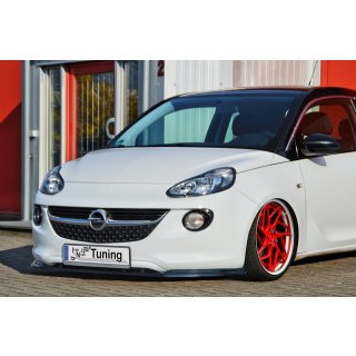 CUP Frontspoilerlippe aus ABS passend für Opel  Adam Ab Bj.: 2012- - Seidenmattschwarz