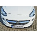 CUP Frontspoilerlippe aus ABS passend für Opel  Adam Ab Bj.: 2012- - Seidenmattschwarz