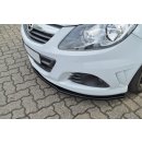 CUP Frontspoilerlippe aus ABS passend für Opel  Corsa D OPC Bj.: 2007-2014 - Seidenmattschwarz