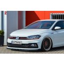 Cup Frontspoilerlippe aus ABS passend für VW  Polo 6...