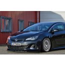 Cup Frontspoilerlippe aus ABS  passend für Opel  Astra J OPC ab Bj.: 2012- - Seidenmattschwarz