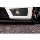 Cup Frontspoilerlippe aus ABS  passend für Seat  Leon, 1P, Cupra R Bj.: 2009-2012 - Seidenmattschwarz