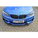 CUP Frontspoilerlippe aus ABS gefertigt passend für BMW  2er F22/F23, M235i Bj.: 2013-2016 - Seidenmattschwarz