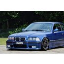 CUP Frontspoilerlippe aus ABS gefertigt passend für BMW  3er E36 M3+M Paket Bj.: 1992-1999 - Seidenmattschwarz