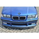 CUP Frontspoilerlippe aus ABS gefertigt passend für BMW  3er E36 M3+M Paket Bj.: 1992-1999 - Seidenmattschwarz