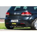 Heckansatz 2 tlg. Aus ABS passend für VW  Golf 6R,...