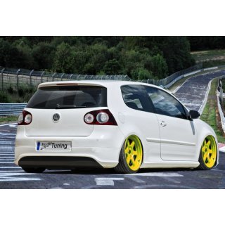 Heckansatz in R32 Clean Look, nicht für Modell Variant passend für VW  Golf 5, 1K Bj.: 2003-2008 - Seidenmattschwarz