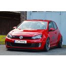 IN Liberty Style Radlaufverbreiterung 4 tlg.  aus ABS Kunststoff gefertigt passend für Golf 6 GTI ( andere Golf 6 Ausführungen mit Anpassungsarbeiten ) passend für VW  Golf 6, Typ.1K Bj.: 2008-2013 - Seidenmattschwarz