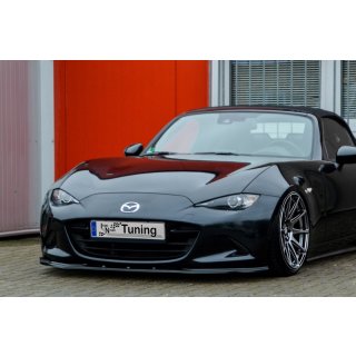 CUP Frontspoilerlippe aus ABS passend für Mazda  MX5, ND/RF ab Bj.: 2015- - Seidenmattschwarz