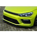 Cup Frontspoilerlippe aus ABS, Phase 2 mit seitlichem Wing passend für VW  Scirocco R Facelift ab Bj.: 2014 - Seidenmattschwarz