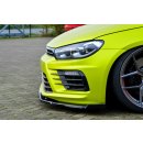 Cup Frontspoilerlippe aus ABS, Phase 2 mit seitlichem Wing passend für VW  Scirocco R Facelift ab Bj.: 2014 - Seidenmattschwarz