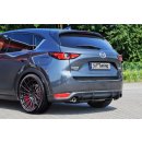 Gefräßter Heckansatz in perfekter Race Track Optik mit Seitenteilen passend für Mazda  CX-5 KF ab Bj.: 2017- - Seidenmattschwarz