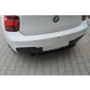 BMW 1er F20/F21 M-POWER Diffusor Heck Ansatz für Heckschürze für & Heck Ansatz Flaps Diffusor für (vor Facelift)