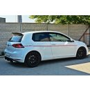 VW GOLF 7 GTI Diffusor Heck Ansatz für Heckschürze für & Heck Ansatz Flaps Diffusor für