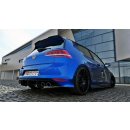 VW GOLF 7 R HATCHBACK Diffusor Heck Ansatz für Heckschürze für & Heck Ansatz Flaps Diffusor für