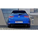 VW GOLF 7 R HATCHBACK Diffusor Heck Ansatz für Heckschürze für & Heck Ansatz Flaps Diffusor für