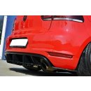 VW GOLF 6 GTI / 35TH Diffusor Heck Ansatz für Heckschürze für & Heck Ansatz Flaps Diffusor für