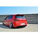 VW GOLF 6 GTI / 35TH Diffusor Heck Ansatz für Heckschürze für & Heck Ansatz Flaps Diffusor für