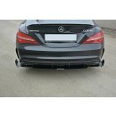 SPORT Heck Ansatz Flaps Diffusor für Mercedes CLA...