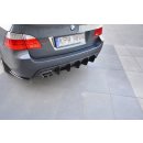 Diffusor Heck Ansatz für Heckschürze für BMW 5er E61 (TOURING) WAGON M Paket