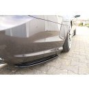 Heck Ansatz Flaps Diffusor für MERCEDES CL 500 C216 AMGLINE schwarz Hochglanz