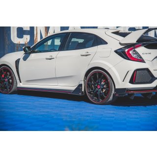 Robuste Racing Seitenschweller Ansatz für für Honda Civic X Type-R