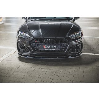 Front Ansatz V.2 für Audi RS5 F5 Facelift schwarz matt