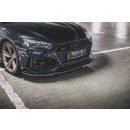 Front Ansatz V.2 für Audi RS5 F5 Facelift schwarz matt