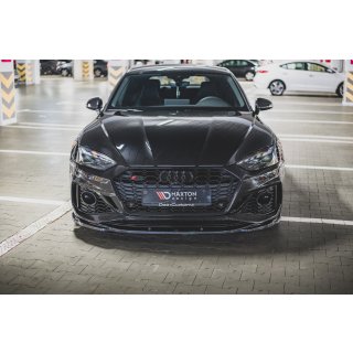 Front Ansatz V.3 für Audi RS5 F5 Facelift schwarz matt