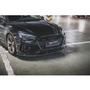 Front Ansatz V.3 für Audi RS5 F5 Facelift schwarz matt