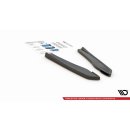 Heck Ansatz Flaps Diffusor für Audi RS5 F5 Facelift schwarz matt