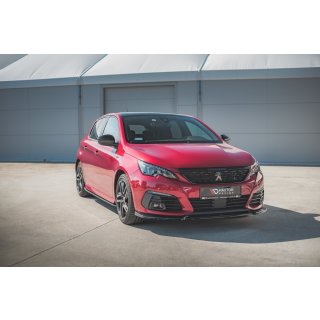 Front Ansatz V.1 für Peugeot 308 GT Mk2 Facelift Carbon Look