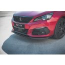 Front Ansatz V.1 für Peugeot 308 GT Mk2 Facelift Carbon Look