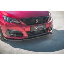 Front Ansatz V.2 für Peugeot 308 GT Mk2 Facelift schwarz matt