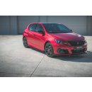 Seitenschweller Ansatz für Peugeot 308 GT Mk2 Facelift schwarz matt