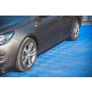 Seitenschweller Ansatz für Peugeot 308 SW Mk2 Facelift schwarz matt