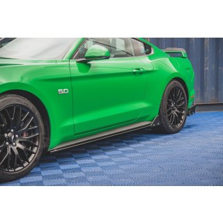 Seitenschweller Ansatz für + Flaps  Ford Mustang GT Mk6 Facelift