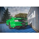 Heck Ansatz Flaps Diffusor V.1 +Flaps für Ford Mustang GT Mk6 Facelift